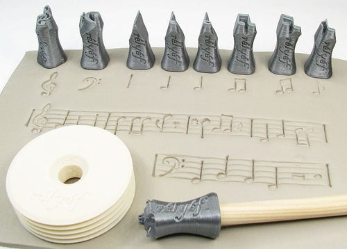 Relyef RR024 Music Symbols Stamp Set
