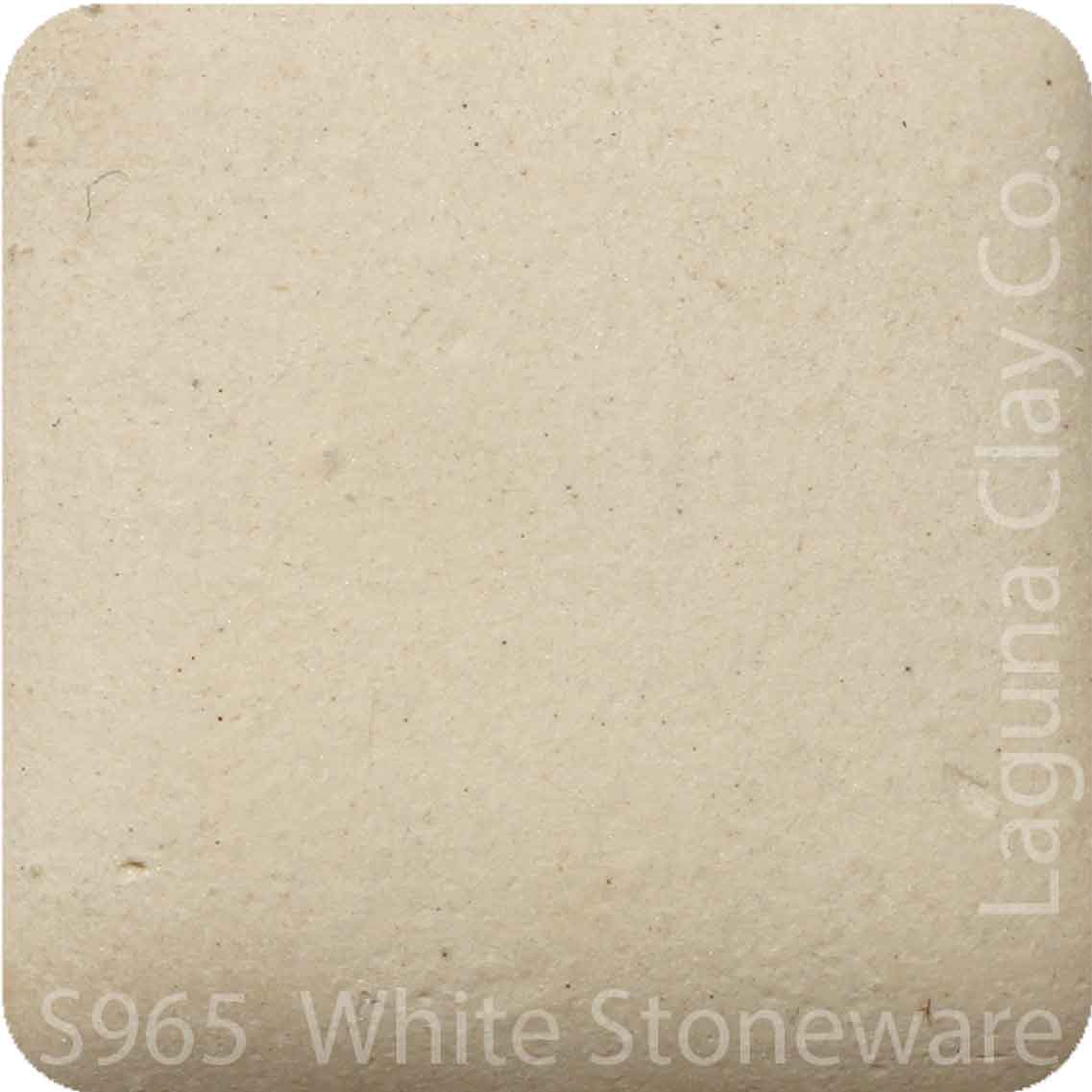 S965 White Stoneware Laguna Casting Clay