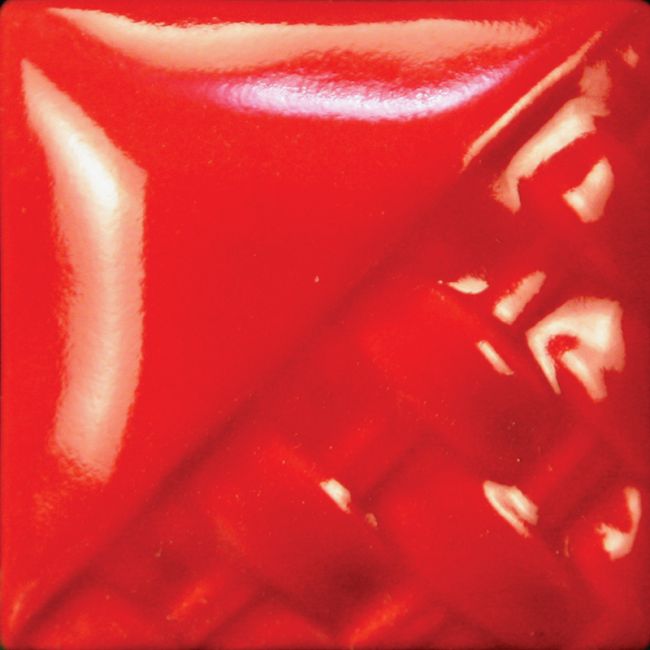 Mayco SW504 SD504 Red Gloss Stoneware Glaze