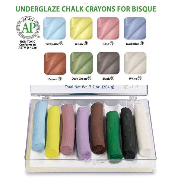 Amaco Underglaze Chalks Set 208