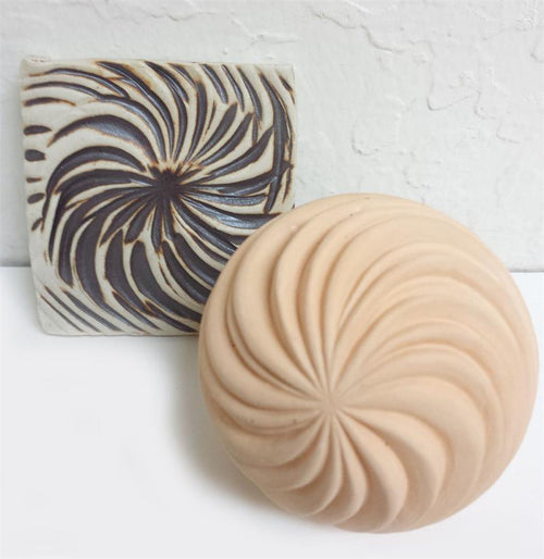 TS08 Swirls Texture Sphere - Large 2.25"