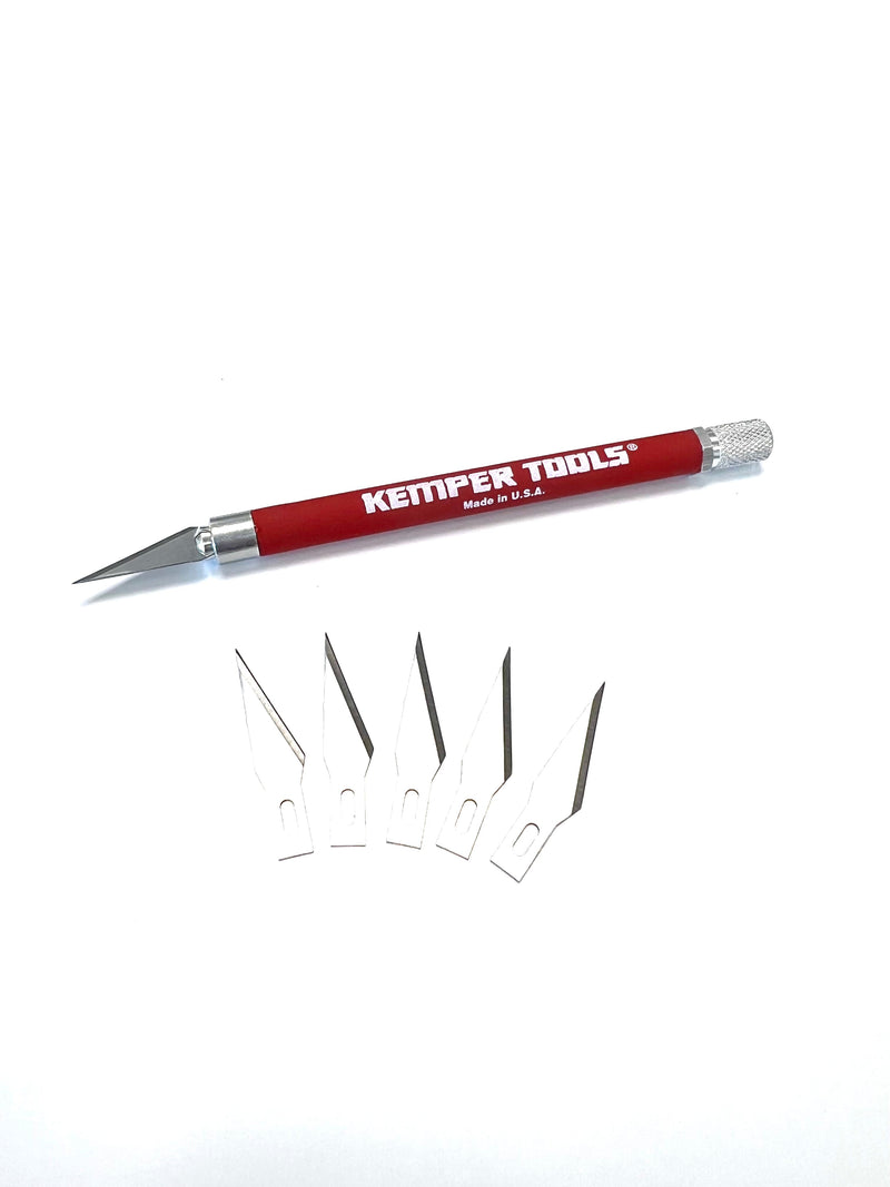 Kemper UKR Soft Handle Utility Knife Replacement Blades, Set of 5