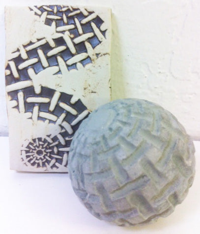 TS11 Basket Weaves Texture Sphere - Medium 2"