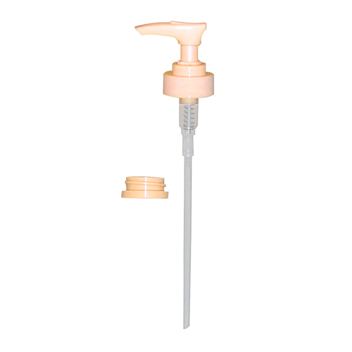 Soap Lotion Dispenser Pump with Collar, Tan