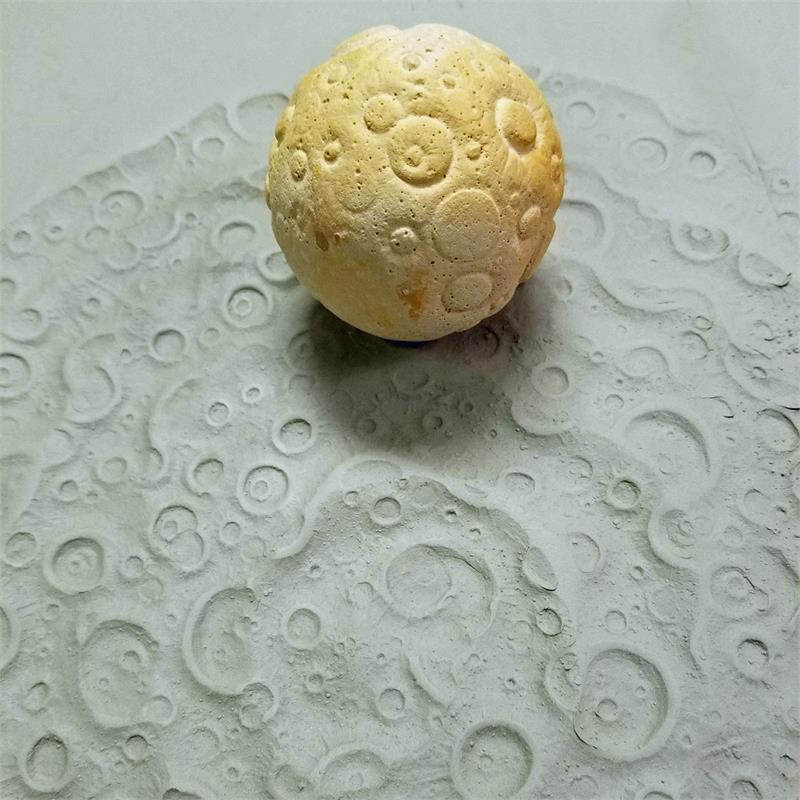 TS14 Craters Texture Sphere - Medium 2"