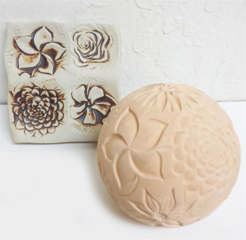 TS04 Flowers Texture Sphere - Large 2.25"