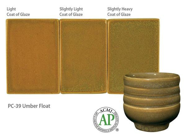 Amaco - Amaco Potter's Choice PC-39 Umber Float Glaze - Sounding Stone