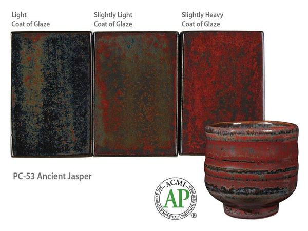 Amaco - Amaco Potter's Choice PC-53 Ancient Jasper Glaze - Sounding Stone