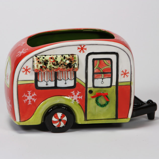Mayco MB1514 Bisque Vintage Camper