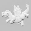 Mayco MB1549 Bisque Dragon Plaque