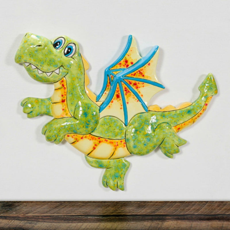 Mayco MB1549 Bisque Dragon Plaque