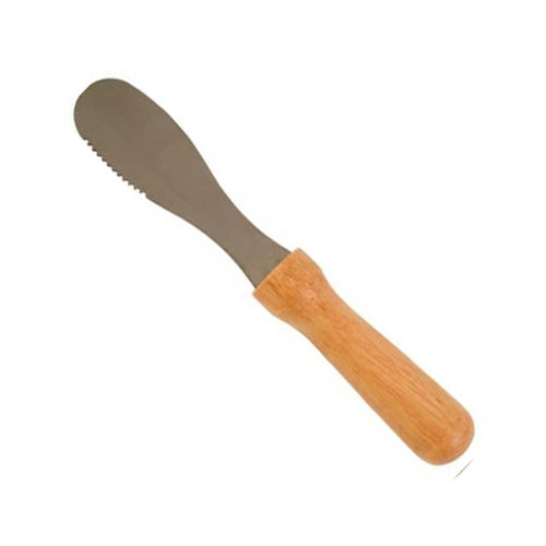 Spreader with Natural Wood Handle, 4 inch long