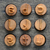 MKM Tools Prints Charming Lower Case Font Stamp Set