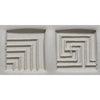 MKM Tools Ssm016 Medium Square Stamp - Intersecting Lines