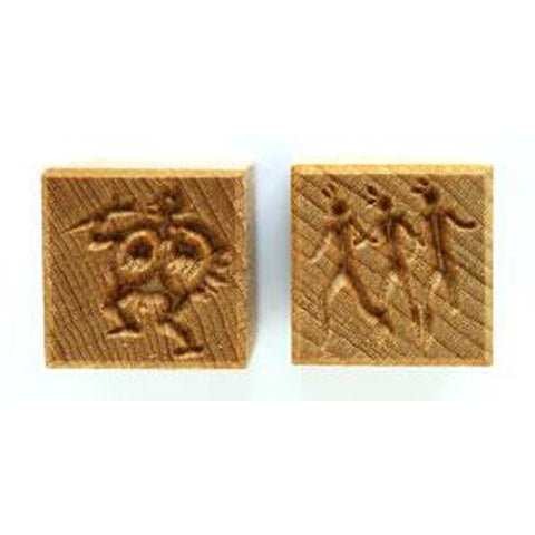 MKM Tools Ssm087 Medium Square Stamp - Hieroglyphs