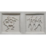 MKM Tools Ssm087 Medium Square Stamp - Hieroglyphs