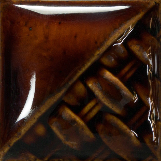 Mayco SW203 SD203 Root Beer Stoneware Ice Glaze