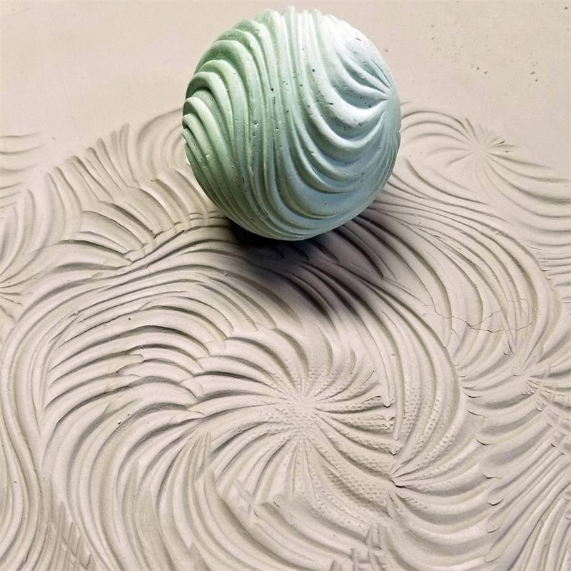 TS08 Swirls Texture Sphere - Large 2.25"