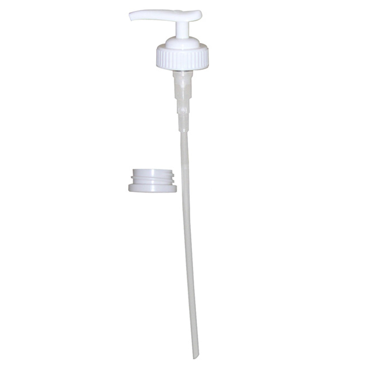 Soap Lotion Dispenser Pump with Collar, White